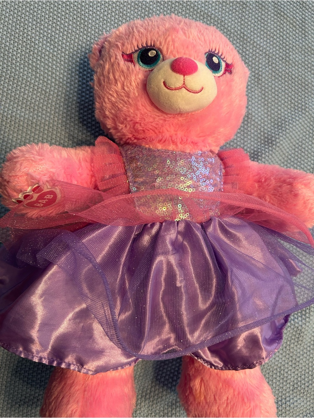 Build a Bear BAB Fairy Beary Friends Pink Bear-Wings Light Up Dress - Picture 3 of 6
